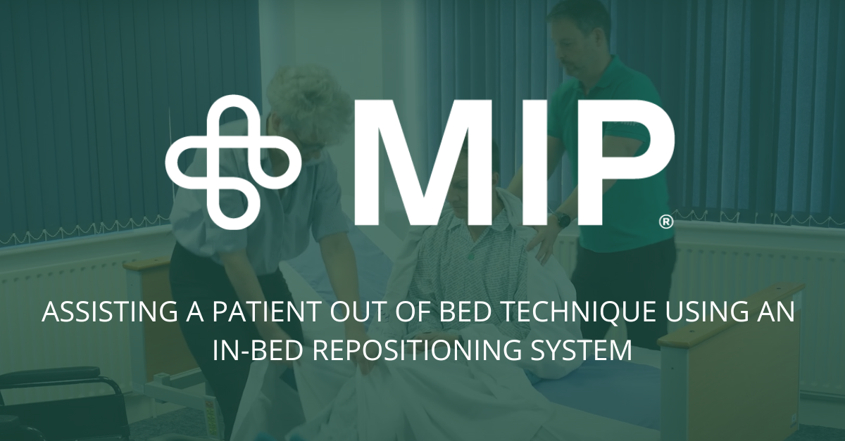 Assist a Patient Out of Bed Technique Using an In-Bed Repositioning System