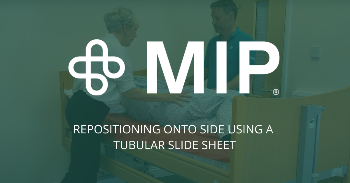 Repositioning Onto Side Using a Tubular Slide Sheet