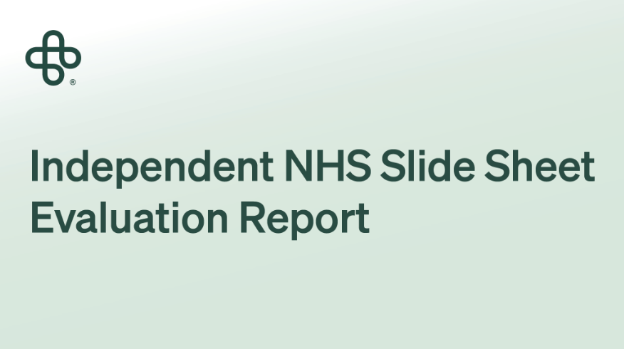 Independent NHS Slide Sheet Evaluation