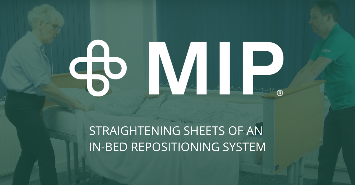 Straightening the Sheets of an In-Bed Repositioning System