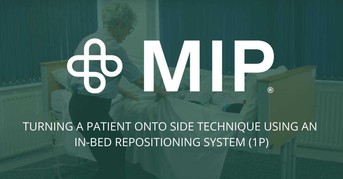 Turning a Patient onto Side Technique Using an In-Bed Repositioning System (1 Person)
